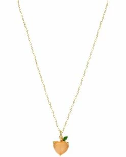 Kate Spade New York Necklaces Fruit Salad Peach Mini Pendant