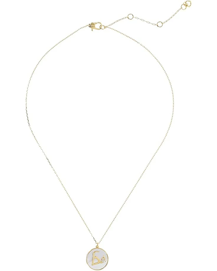 Kate Spade New York Necklaces In The Stars Mother-of-Pearl Taurus Pendant Necklace - Image 2