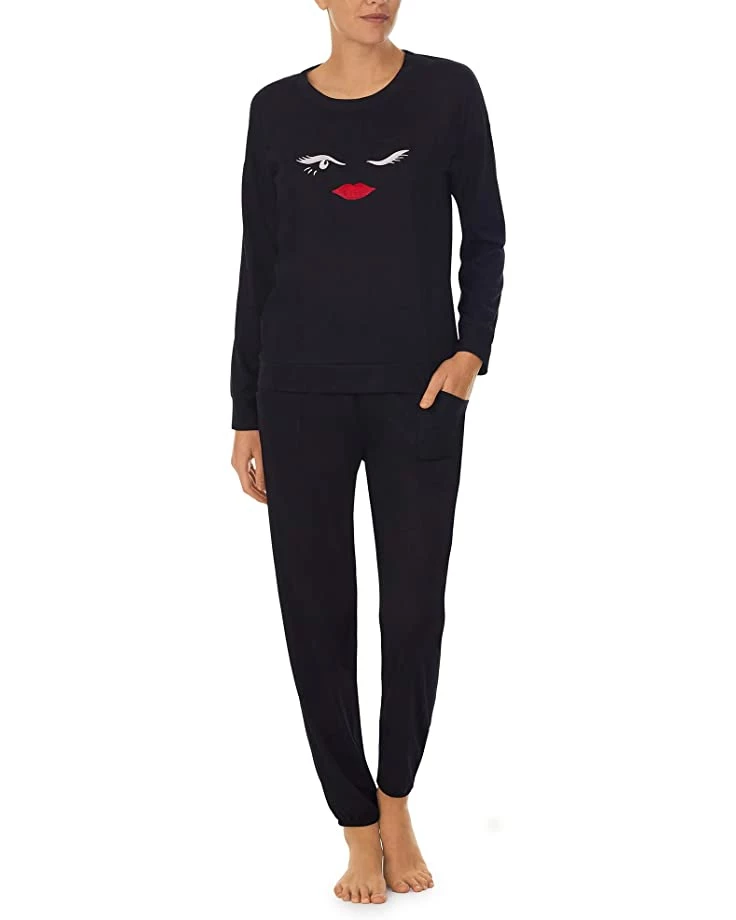 Kate Spade New York Sleepwear Long Sleeve Joggers PJ Set