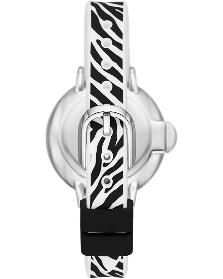 Kate Spade New York Fashion Watches 34 mm Park Row Three Hand Silicone Watch - KSW1782 - Image 3