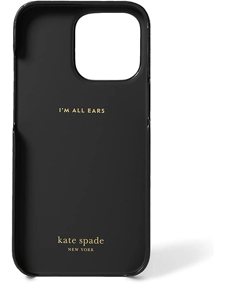 Kate Spade New York Cell Phones & Accessories Saffiano Leather Wrapped Spade Ring Stand Phone Case 13 Pro - Image 2