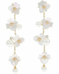 Kate Spade New York Precious Pansy Statement Linear Earrings
