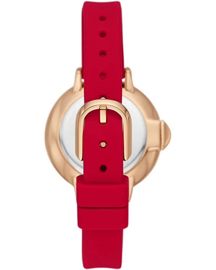 Kate Spade New York Fashion Watches 34 mm Park Row Three Hand Silicone Watch - KSW1783 - Image 3