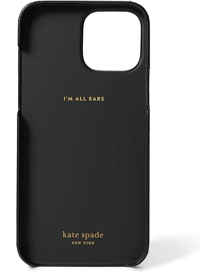 Kate Spade New York Cell Phones & Accessories Saffiano Leather Wrapped Spade Ring Stand Phone Case 13 Pro Max - Image 2