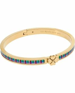 Kate Spade New York Bracelets Heritage Spade Flower Thin Hinged Bangle