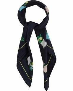 Kate Spade New York Scarves House Plants Silk Bandana