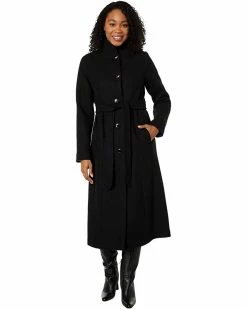 Kate Spade New York Coats & Outerwear Belted Maxi Wool