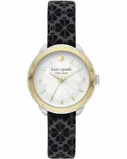 Kate Spade New York Fashion Watches 34 mm Morningside Jacquard Leather Watch - KSW1771