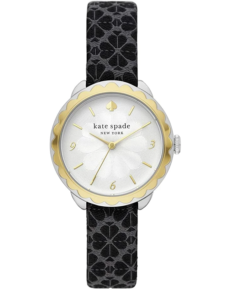 Kate Spade New York Fashion Watches 34 mm Morningside Jacquard Leather Watch - KSW1771