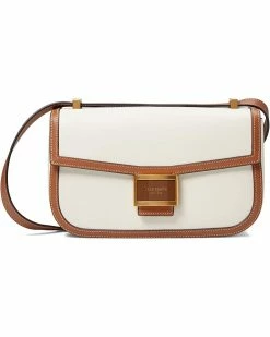 Kate Spade New York Handbags Katy Color-Blocked Textured Leather Medium Convertible Shoulder Bag