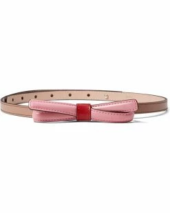 Kate Spade New York Belts Color-Blocked Leather Bow Belt