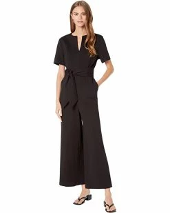 Kate Spade New York Jumpsuits & Rompers Notched Neck Ponte Jumpsuit