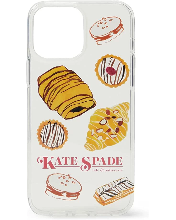 Kate Spade New York Cell Phones & Accessories Patisserie Desert Glitter Printed TPU Phone Case for iPhone 13 Pro Max