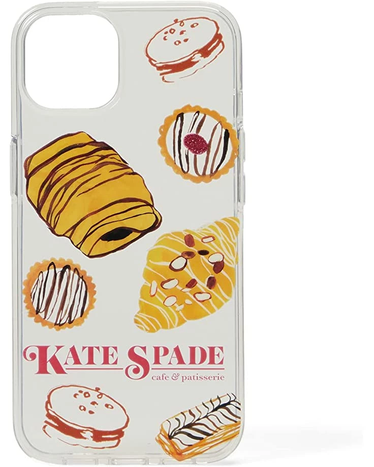 Kate Spade New York Cell Phones & Accessories Patisserie Desert Glitter Printed TPU Phone Case for iPhone 13