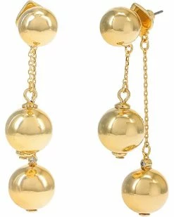 Kate Spade New York Have A Ball Front To Back Linear Earrings