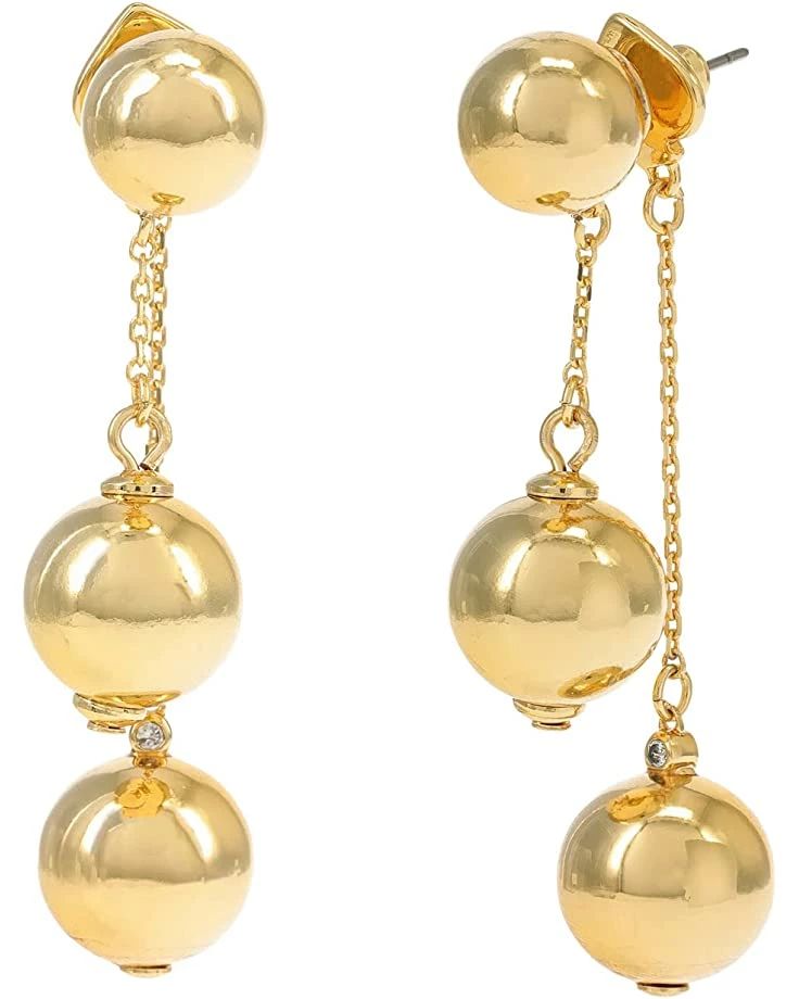 Kate Spade New York Have A Ball Front To Back Linear Earrings