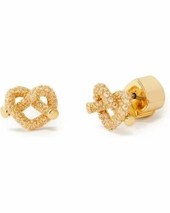Kate Spade New York Loves Me Knot Pave Mini Studs Earrings