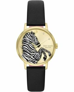Kate Spade New York Fashion Watches 34 mm Metro Three Hand Leather Watch - KSW1780
