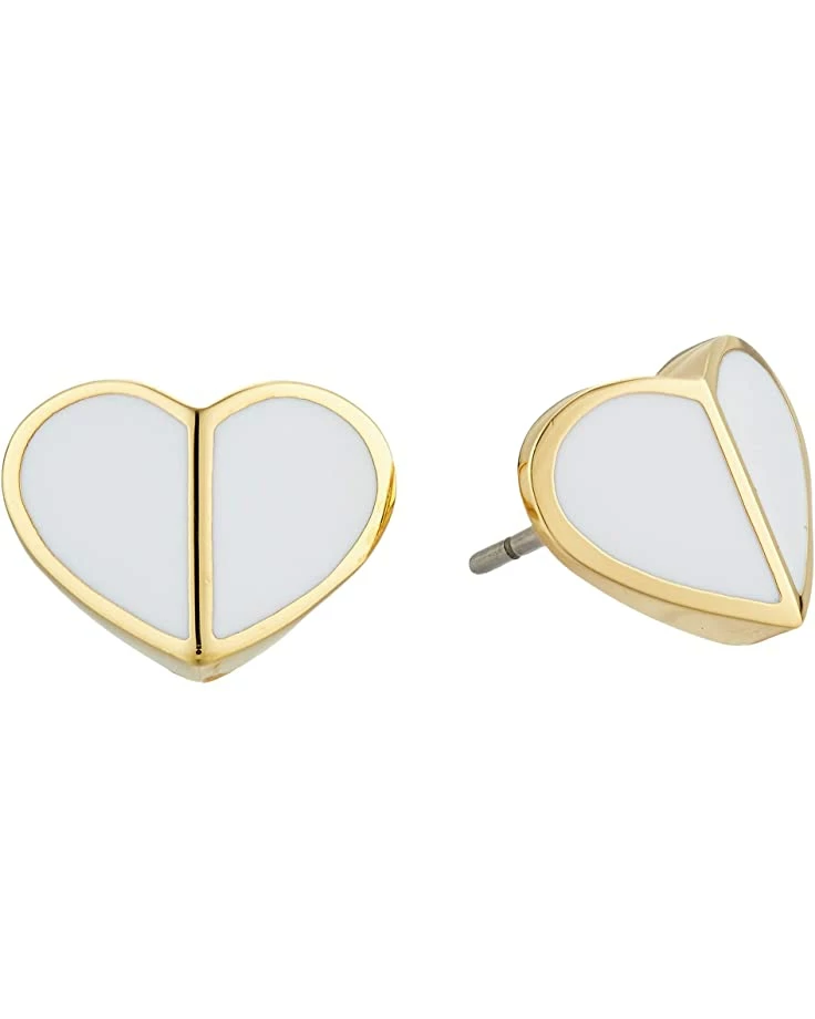 Kate Spade New York Heritage Spade Small Heart Studs Earrings - Image 4