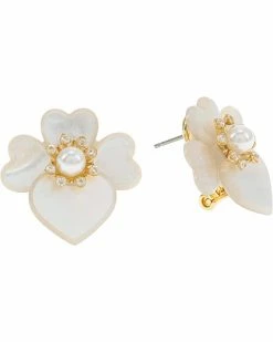 Kate Spade New York Precious Pansy Statement Studs Earrings