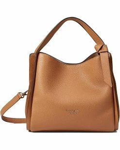 Kate Spade New York Handbags Knott Pebbled and Suede Leather Medium Crossbody Tote