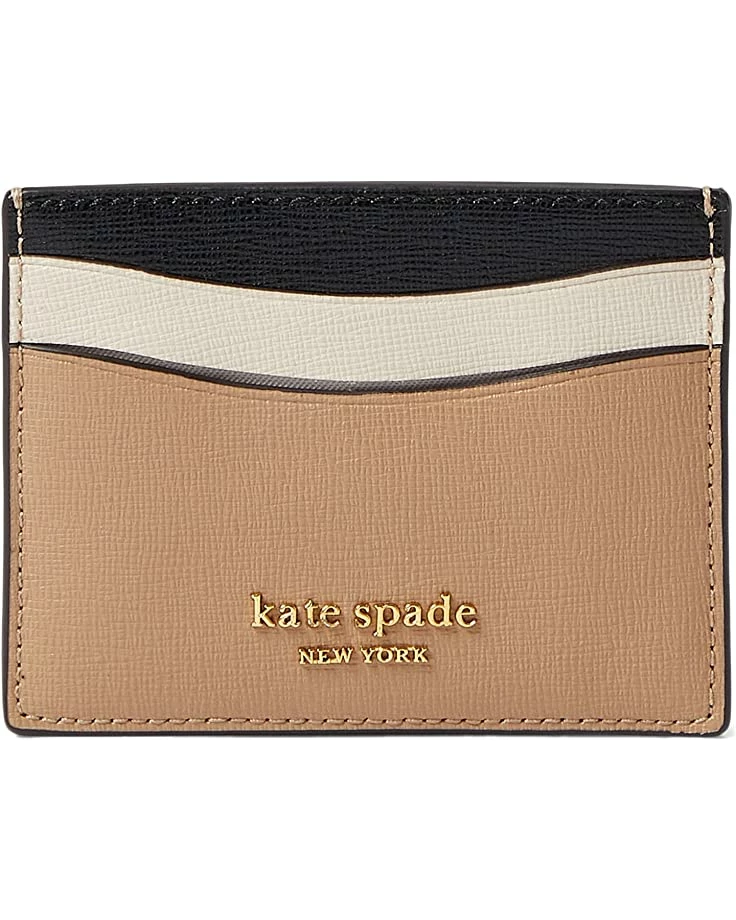 Kate Spade New York Wallets Morgan Color-Blocked Saffiano Leather Card Holder
