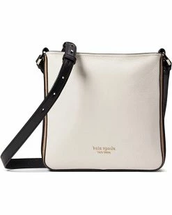 Kate Spade New York Handbags Hudson Color-Blocked Pebbled Leather Small Messenger