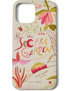 Kate Spade New York Cell Phones & Accessories Storyteller Secret Garden Printed Smooth Leather Phone Case 13 Pro Max