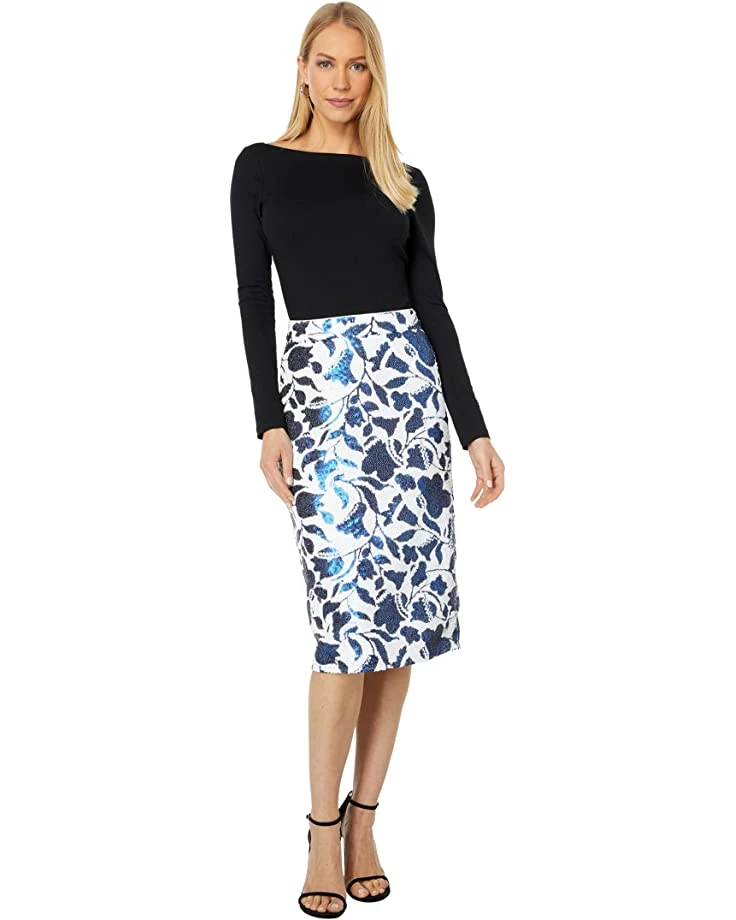Kate Spade New York Skirts Zigzag Floral Sequin Skirt - Image 4