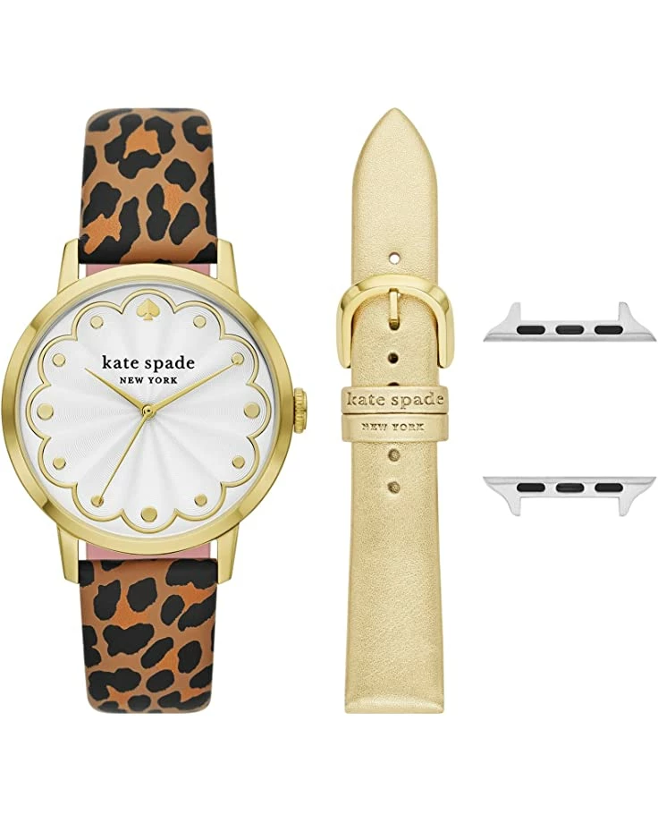 Kate Spade New York Fashion Watches 38 mm Metro Watch and Apple Strap Gift Set - KSS0149SET - Image 2