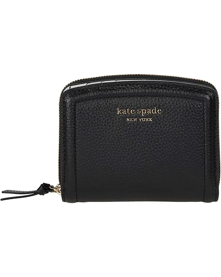 Kate Spade New York Wallets Knott Pebbled Leather Small Compact Wallet