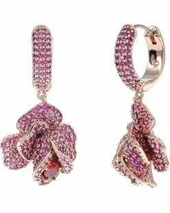 Kate Spade New York Rosy Huggies Earrings