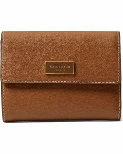 Kate Spade New York Wallets Katy Textured Leather Bifold Flap Wallet