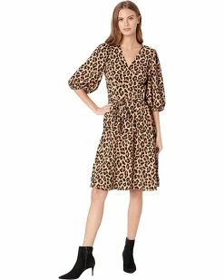 Kate Spade New York Dresses Lovely Leopard Wrap Dress