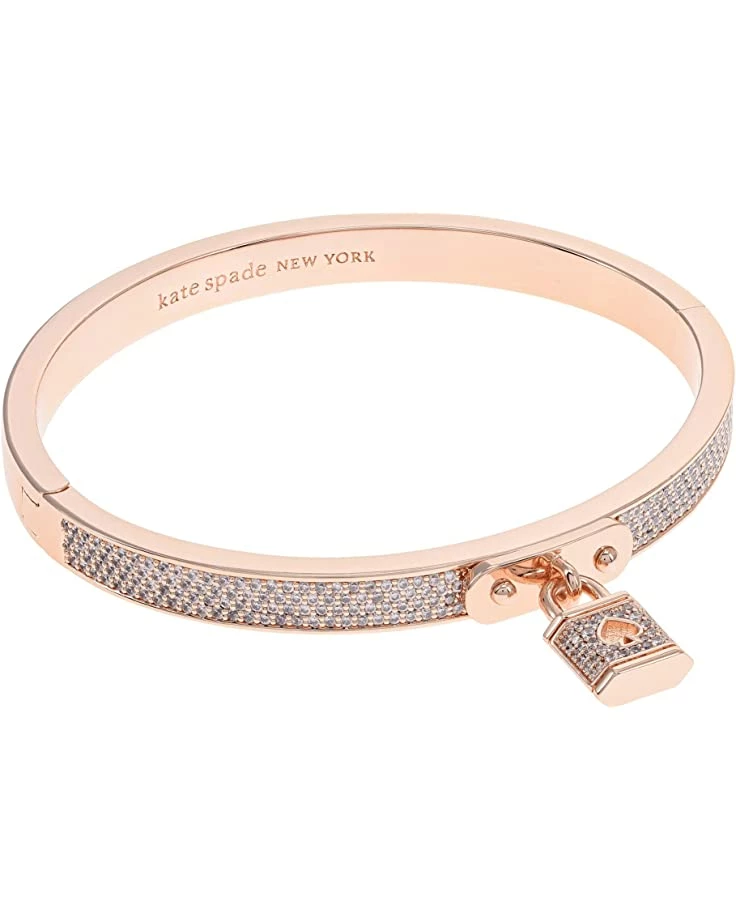 Kate Spade New York Bracelets Lock and Spade Pave Bangle - Image 3