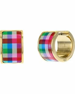 Kate Spade New York Heritage Spade Flower Huggies Earrings