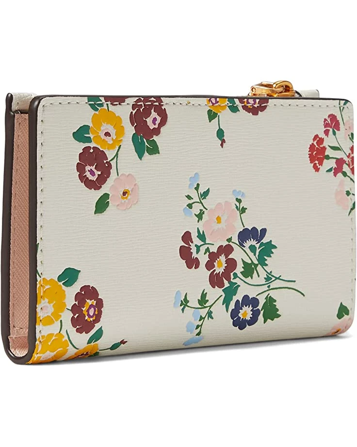 Kate Spade New York Wallets Morgan Bouquet Toss Embossed Saffiano Leather Small Slim Bifold Wallet - Image 2