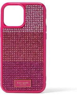 Kate Spade New York Cell Phones & Accessories Rhinestone Embossed Rock Candy Sticker Logo Phone Case 13 Pro Max