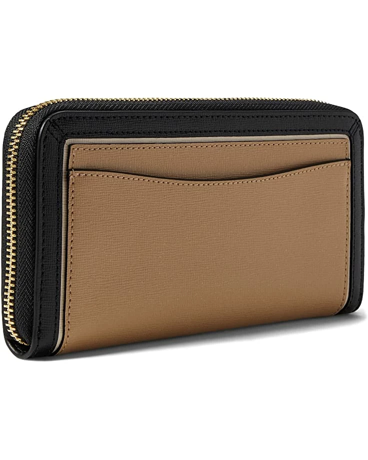 Kate Spade New York Wallets Morgan Color-Blocked Saffiano Leather Zip Around Continental Wallet - Image 2