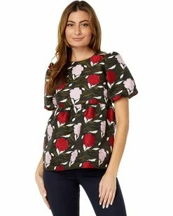 Kate Spade New York Shirts & Tops Rose Garden Brocade Top