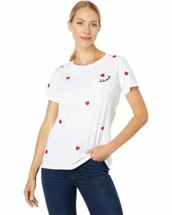 Kate Spade New York Shirts & Tops Embroidered Hearts Tee