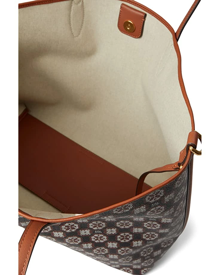 Kate Spade New York Handbags Spade Flower Monogram Coated Canvas Sutton Medium Tote - Image 3