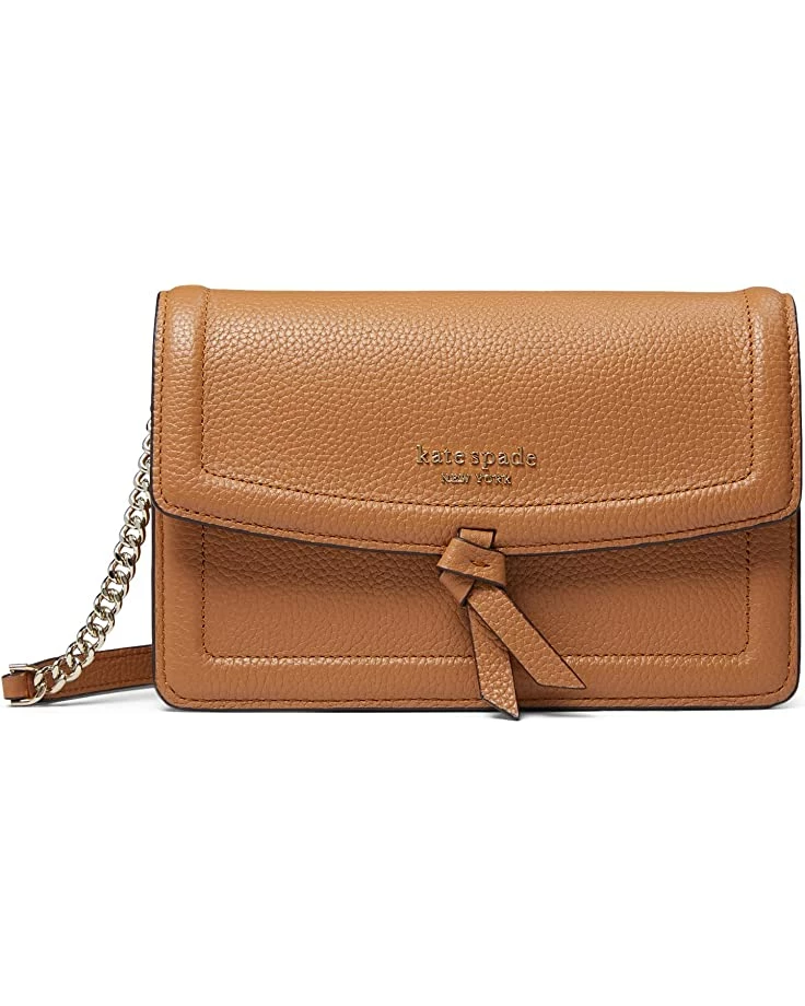 Kate Spade New York Handbags Knott Pebbled Leather Flap Crossbody - Image 6