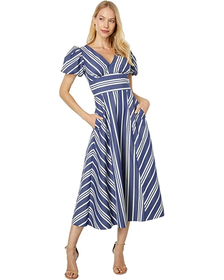 Kate Spade New York Dresses Dandelion Stripe Midi Dress