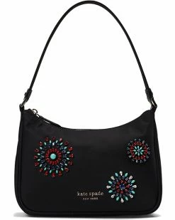 Kate Spade New York Handbags Sam The Little Better Fireworks Embellished Nylon Small Shoulder Bag