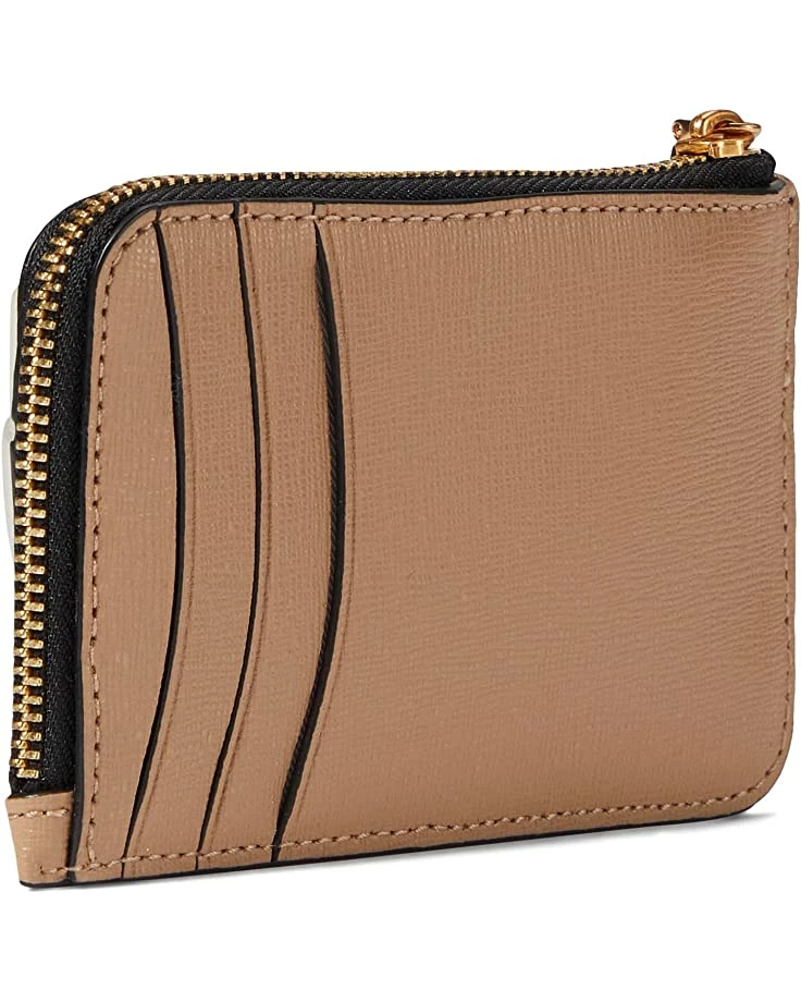 Kate Spade New York Wallets Morgan Color-Blocked Saffiano Leather Zip Card Holder - Image 2