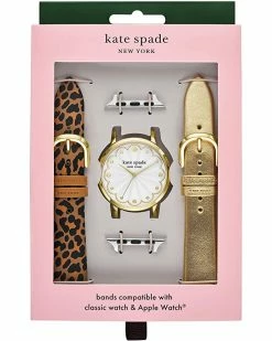 Kate Spade New York Fashion Watches 38 mm Metro Watch and Apple Strap Gift Set - KSS0149SET