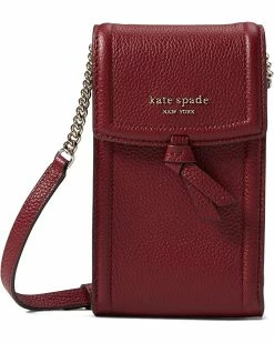 Kate Spade New York Handbags Knott Pebbled Leather North/South Crossbody