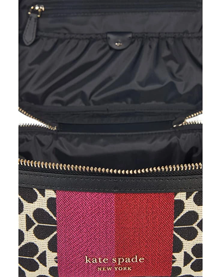 Kate Spade New York Bag and Travel Accessories Spade Flower Jacquard Stripe Vanity Kit - Image 3