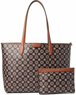 Kate Spade New York Handbags Spade Flower Monogram Coated Canvas Sutton Medium Tote